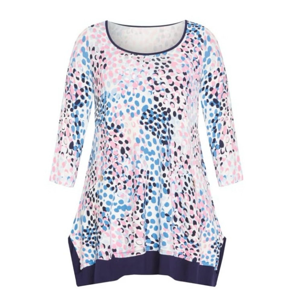 Women's Multicolor Patterned Top